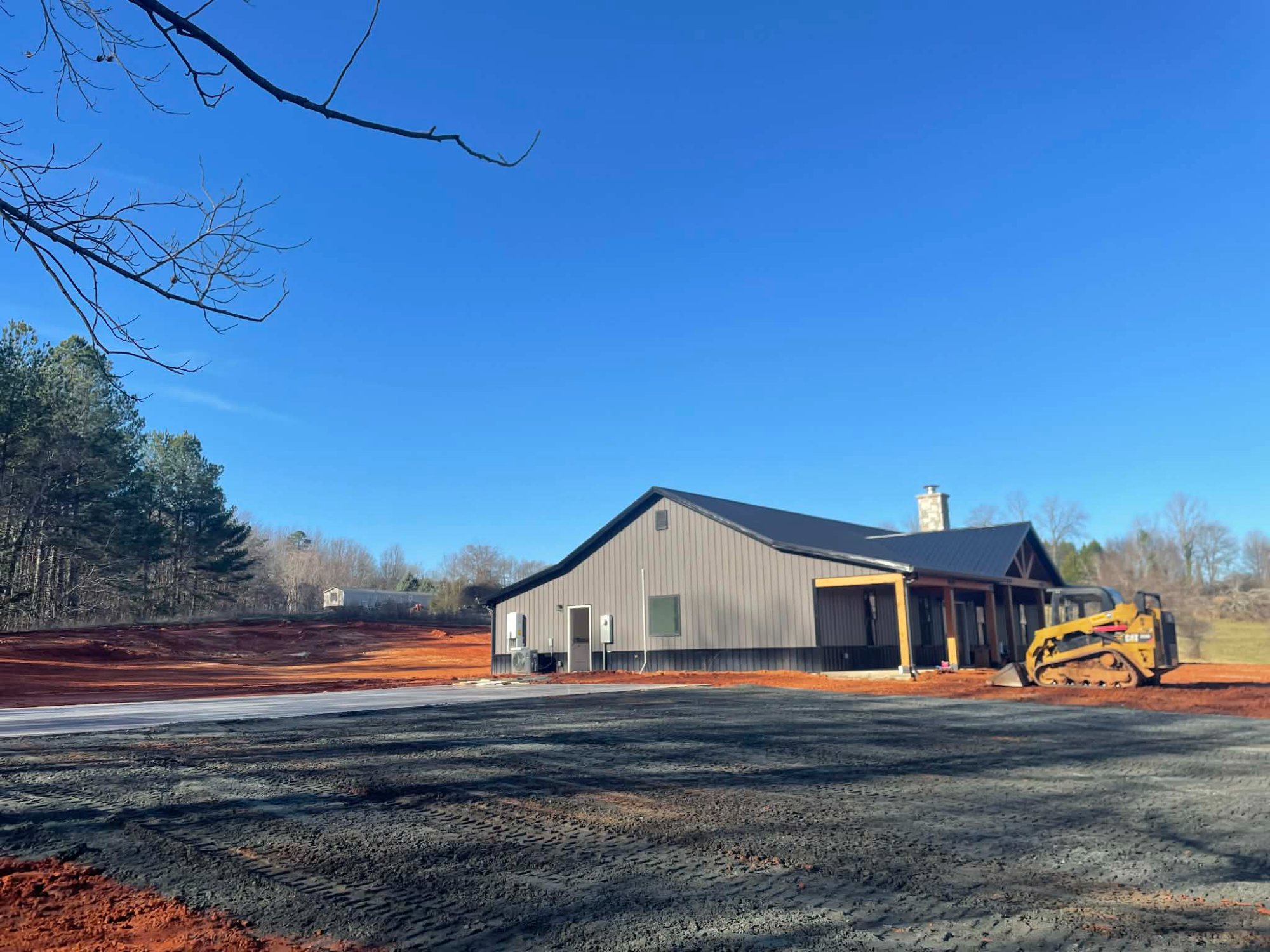 Red Line Grading LLC — residential grading work in Cleveland County NC